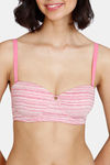 Zivame Gelato Padded High Wired 3/4th Coverage Strapless Bra - Pink Cosmos — thumbnail 5